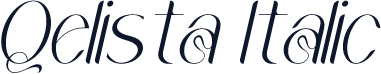 Qelista Italic