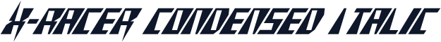X-Racer Condensed Italic
