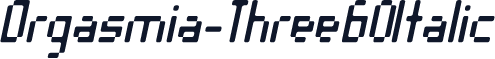 Orgasmia-Three60Italic