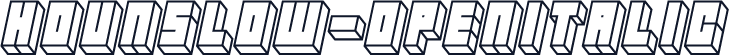 Hounslow-OpenItalic