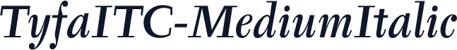 TyfaITC-MediumItalic
