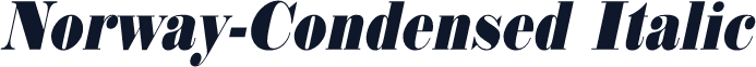 Norway-Condensed Italic