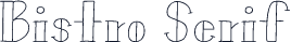 Bistro Serif