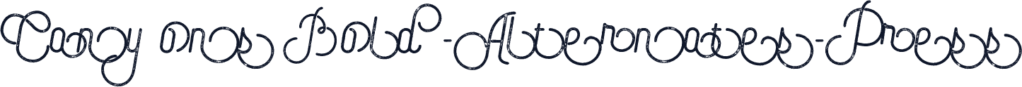 Canyons Bold-Alternates-Press