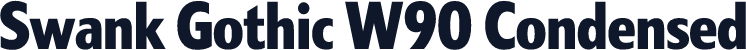 Swank Gothic W90 Condensed