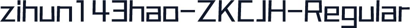 zihun143hao-ZKCJH-Regular