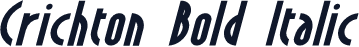 Crichton Bold Italic