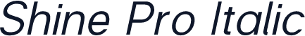 Shine Pro Italic