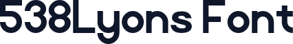 538Lyons Font