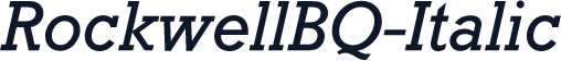 RockwellBQ-Italic