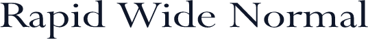 Rapid Wide Normal