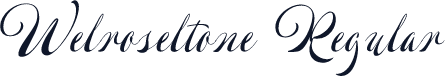 Welroseltone Regular