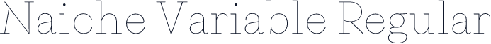 Naiche Variable Regular