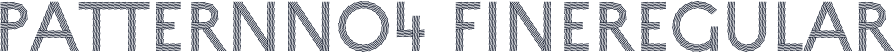 ☞PatternNo4 FineRegular