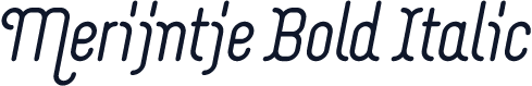 Merijntje Bold Italic