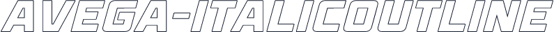 Avega-ItalicOutline