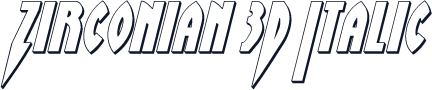 Zirconian 3D Italic