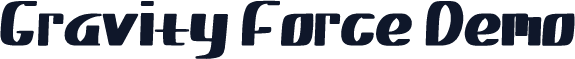 Gravity Force Demo
