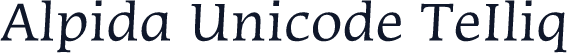 Alpida Unicode TeIliq