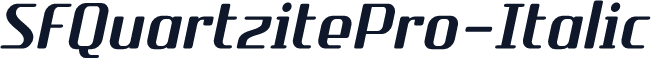 SFQuartzitePro-Italic