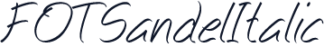 FOTSandelItalic
