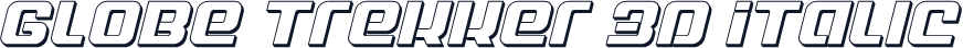 Globe Trekker 3D Italic