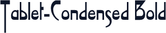 Tablet-Condensed Bold