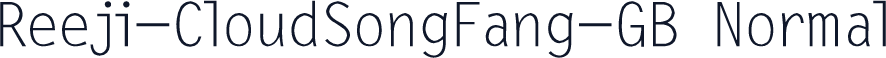 Reeji-CloudSongFang-GB Normal