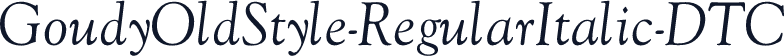 GoudyOldStyle-RegularItalic-DTC