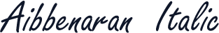 Aibbenaran Italic