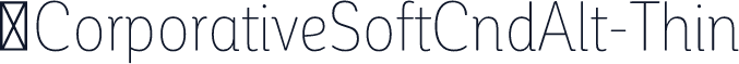 ☞CorporativeSoftCndAlt-Thin