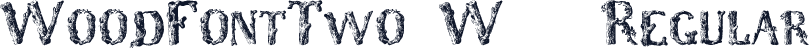 WoodFontTwo W05 Regular