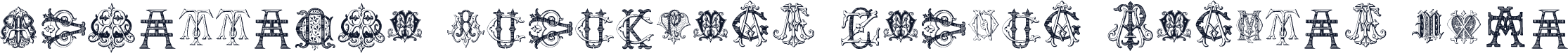 Intellecta Monograms Random Samples Five