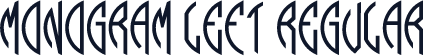 Monogram Left Regular