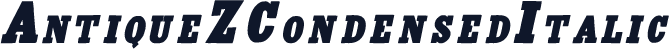 AntiqueXCondensedItalic