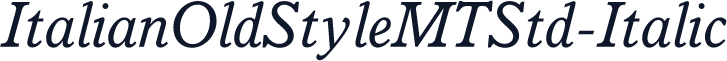ItalianOldStyleMTStd-Italic