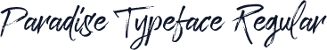 Paradise Typeface Regular