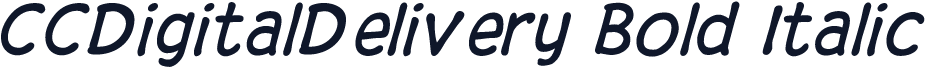CCDigitalDelivery Bold Italic