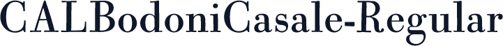 CALBodoniCasale-Regular