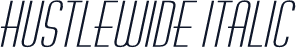 HustleWide Italic