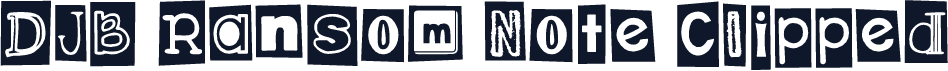 DJB Ransom Note Clipped