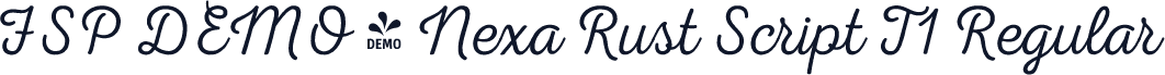FSP DEMO - Nexa Rust Script T1 Regular