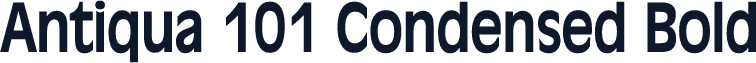 Antiqua 101 Condensed Bold