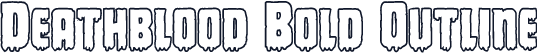 Deathblood Bold Outline