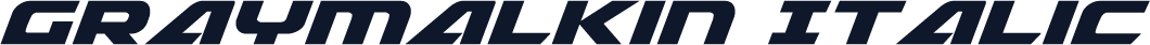 Graymalkin Italic