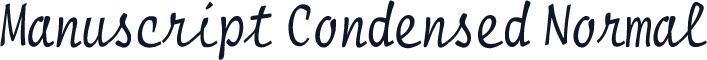 Manuscript Condensed Normal