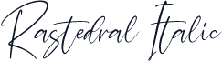 Rastedral Italic