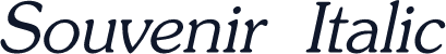 Souvenir Italic