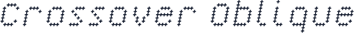 Crossover Oblique