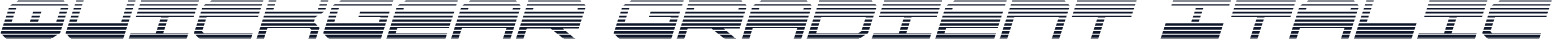 QuickGear Gradient Italic